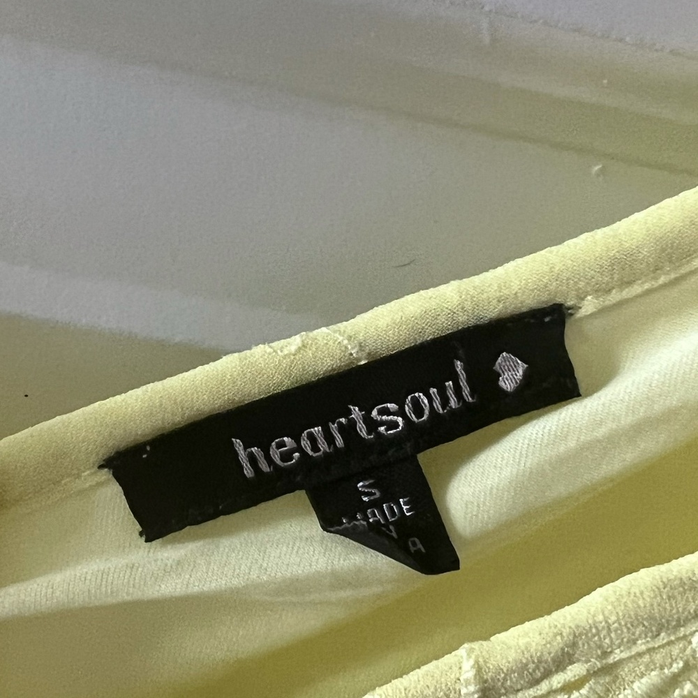Heartsoul Embroidered Yellow Dress - Picture 5 of 7